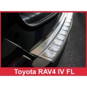 Накладка на задний бампер Toyota Rav4 FL (2016-2019)